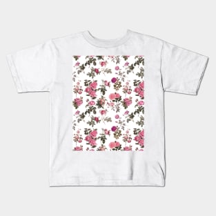 Vintage Pink Roses Kids T-Shirt